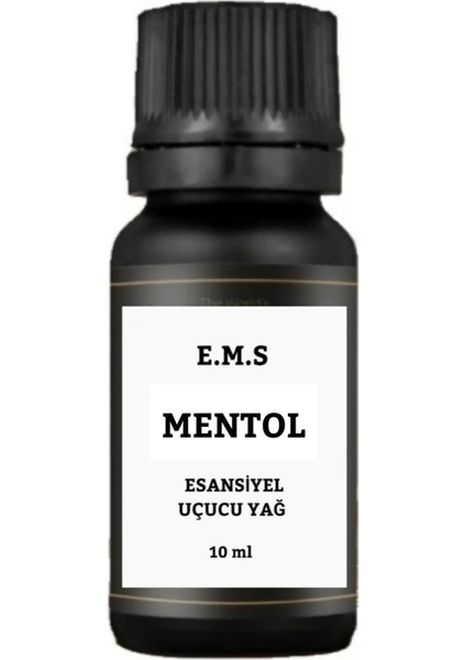 Mentol Saf Esansiyel Uçucu Yağ Buhurdanlık Yağı Difüzör Esansı Aromaterapi Yağı MENTOL YAĞI 10 ML