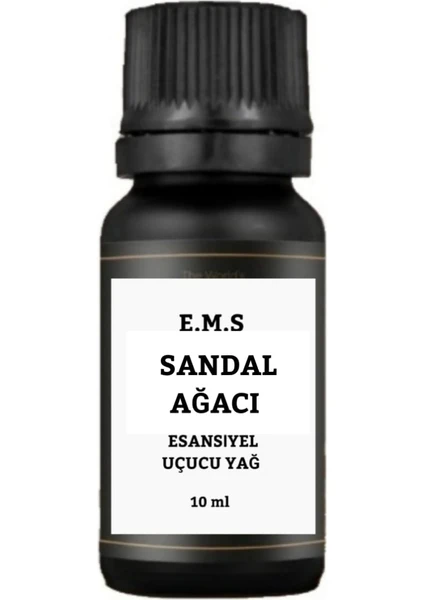 Sandal Ağacı Saf Esansiyel Uçucu Yağ Buhurdanlık Yağı Difüzör Esansı Aromaterapi Yağı 10 ML