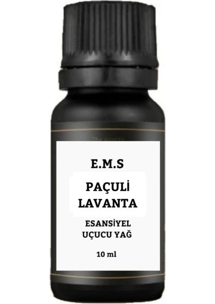 Paçuli & Lavanta Saf Esansiyel Uçucu Yağ Buhurdanlık Yağı Difüzör Esansı Aromaterapi Yağı 10 ML