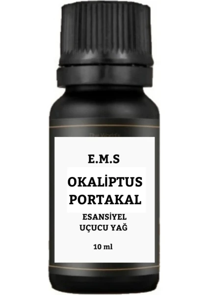 Okaliptus & Portakal Esansiyel Uçucu Yağ Buhurdanlık Yağı Difüzör Esansı Aromaterapi Yağı 10 ML