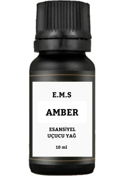 Amber Saf Esansiyel Uçucu Yağ Buhurdanlık Yağı Difüzör Esansı Aromaterapi Yağı 10 ML