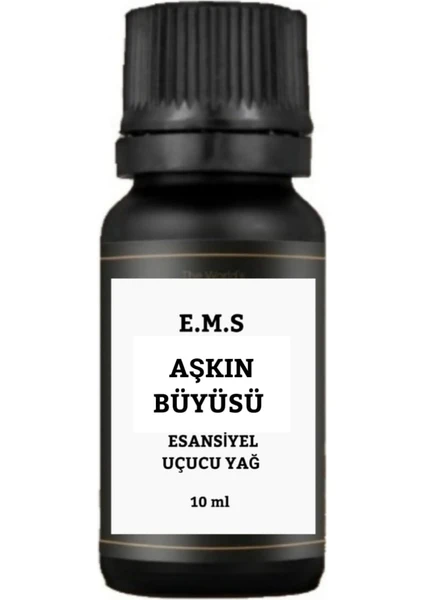 Aşkın Büyüsü Saf Esansiyel Uçucu Yağ Buhurdanlık Yağı Difüzör Esansı Aromaterapi Yağı 10 ML