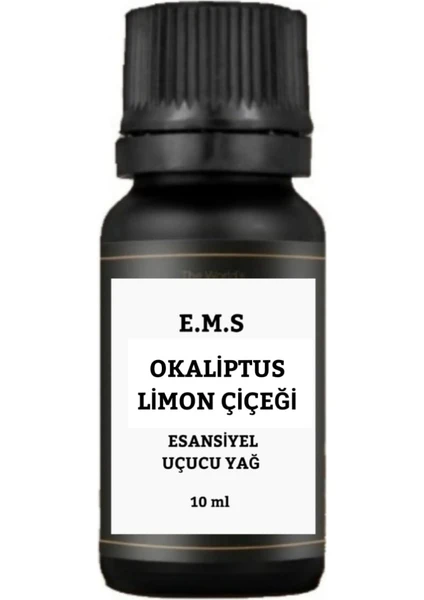 Okaliptus & Limon Çiçeği Saf Esansiyel Uçucu Yağ Buhurdanlık Yağı Difüzör Esansı Aromaterapi Yağı 10 ML