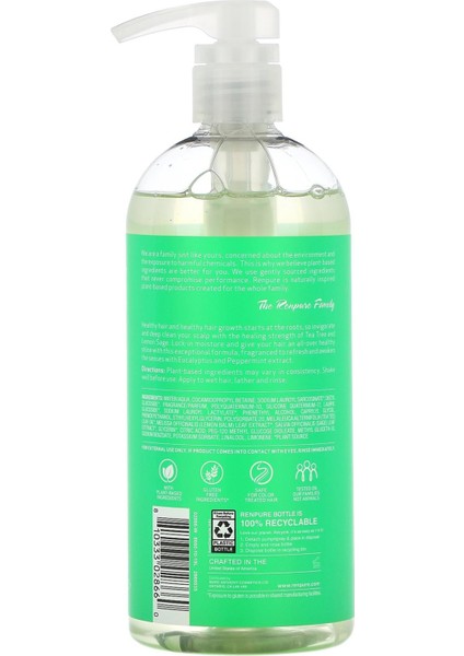Tea Tree Lemon Sage Canlandırıcı Nemlendirme Şampuan 710ML
