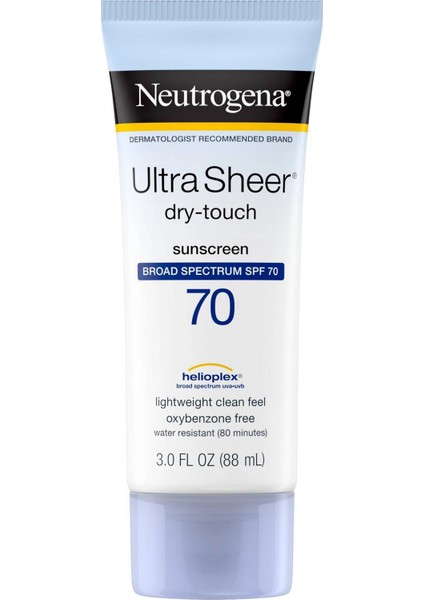 Ultra Sheer Dry-Touch SPF70 Güneş Koruyucu 88ML