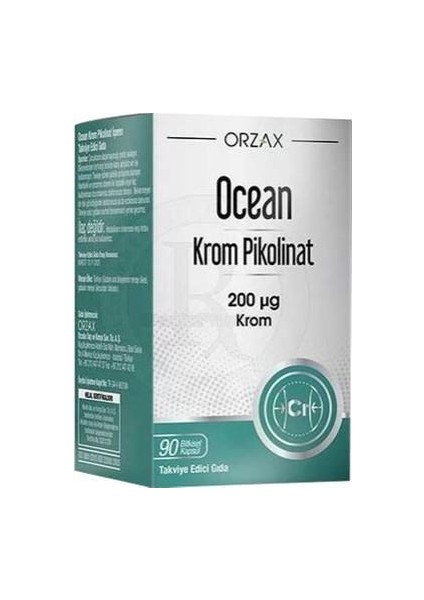 Ocean Krom Pikolinat 90 Bitkisel Kapsül