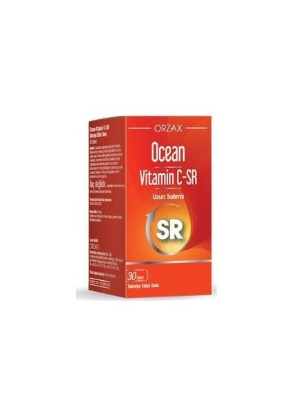 Ocean Vitamin C-Sr 30 Tablet