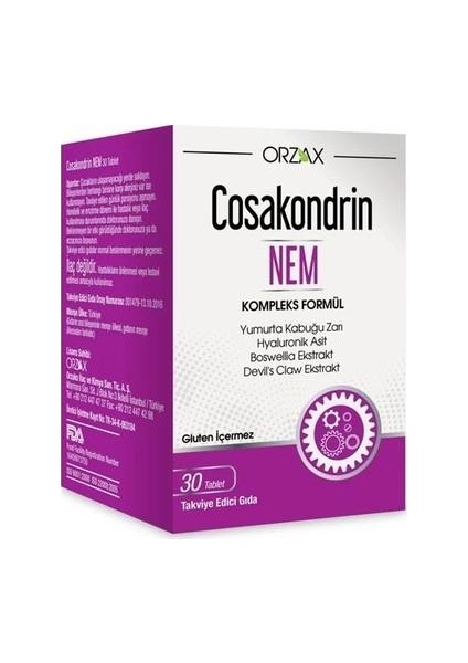 Cosakondrin Nem 30TABLET
