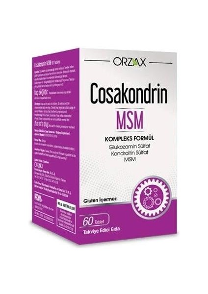 Cosakondrin Msm 60 Tablet