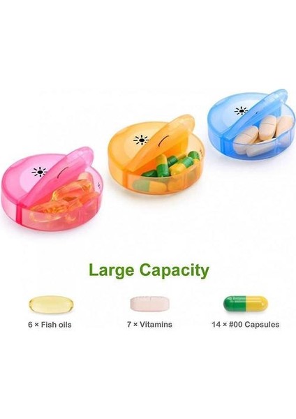 Homemiyn Haftalık Hap Organizer 7 Gün Günde 2 Kez 2 Kez, Haplar / Vitamin / Balık Yağı / Takviyeleri Için Büyük Günlük Hap Kılıfları Pillboxes (14.5x6.5x6.5cm) (Gri) (Yurt Dışından) fırsatları