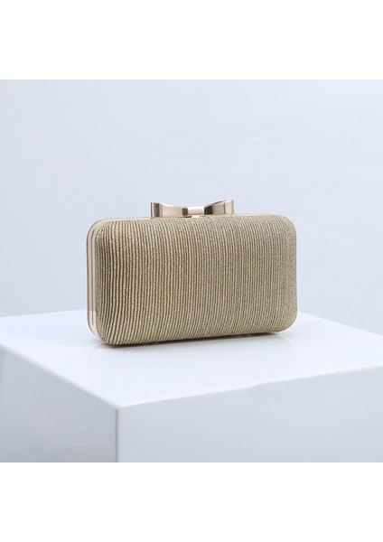 Parti Elbisesi ile Işıltılı Pileli Fiyonklu Parti Debriyajı (Yurt Dışından) fiyatları