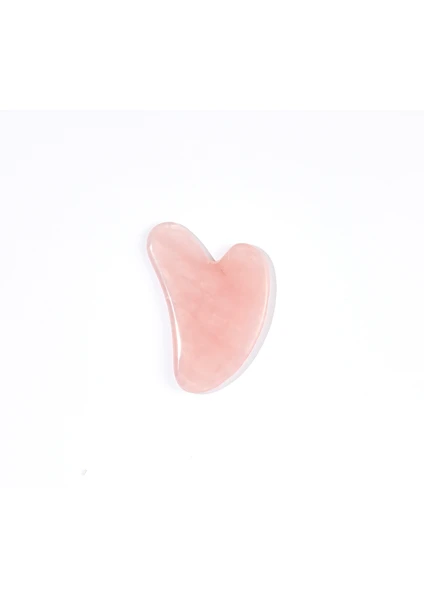 Rose Quartz Heart - Gua Sha