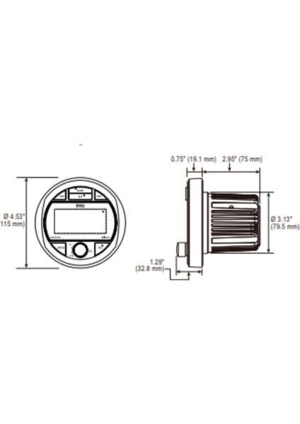 Audio MGR300B Systems Yuvarlak Marin Teyp