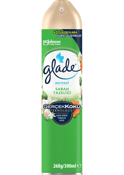 GLADE Aerosol Oda Kokusu Sabah Tazeliği 300 ml