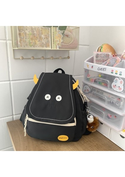 Schoolbag Girl Harajuku Lisesi Ilköğretim Okulu Öğrencileri Ortaokul Öğrencileri Renk Sırt Çantası Sevimli Sırt Çantası (Yurt Dışından)