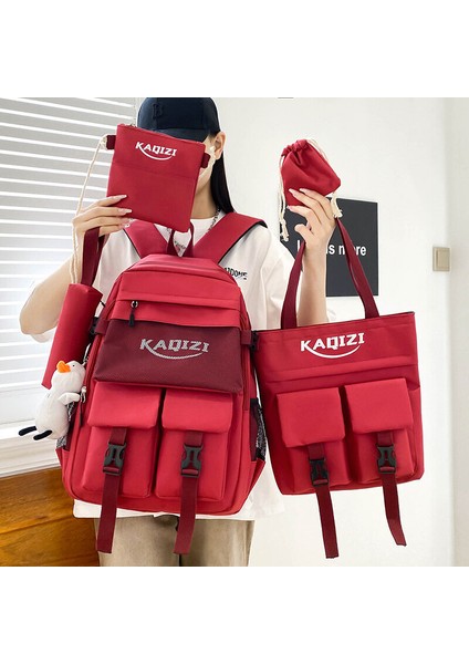 Lise Öğrencileri Büyük Kapasiteli Sırt Çantası Kadın Japon Öğrenciler Koreli Sürüm Ins Kadın Erkekler Sırt Çantası (Yurt Dışından)