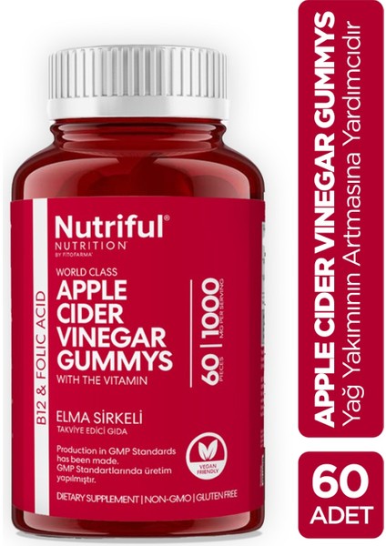 Nutrition Elma Sirkeli Takviye Edici Gıda