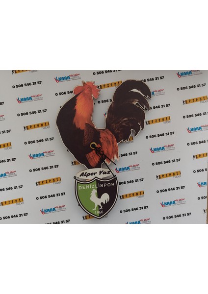 Denizlispor Horozlu Saat 20X29CM