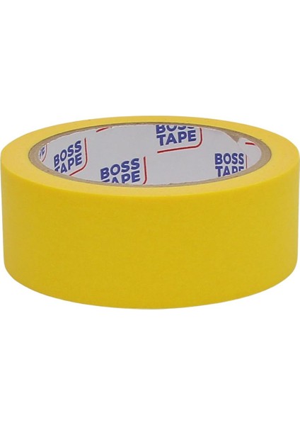 Boss Tape Sarı Renkli Kağıt Bant En:38mm Boy:25mt