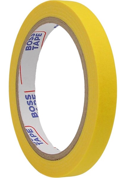 Boss Tape Sarı Renkli Kağıt Bant 12X 25 mt