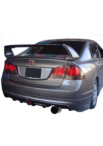 Honda Civic Fd6 Sağdan Çift Çıkış Mugen Rr Arka Ek (Plastik)