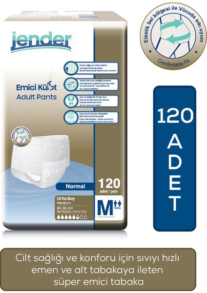 Emici Külot Medium 120 Adet