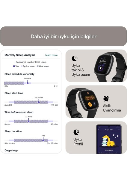 Versa 4 Akıllı Saat Siyah