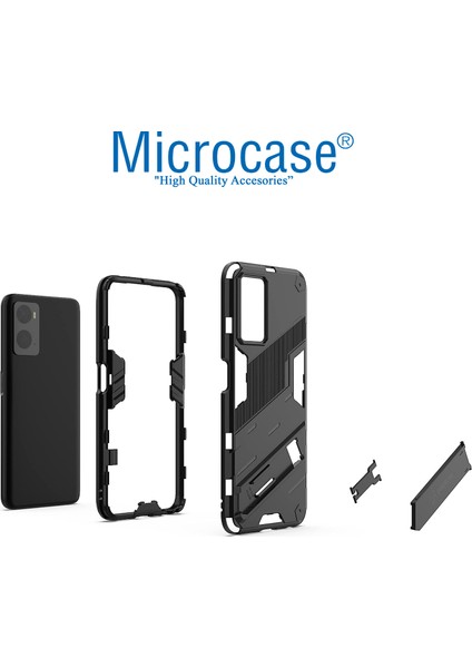 Realme 9i / Oppo A36 Matrix Serisi Armor Standlı Perfect Koruma Kılıf - Siyah AL3416 indirimleri