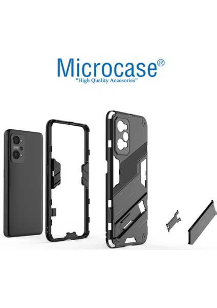 Realme Gt2 / Gt Neo2 Matrix Serisi Armor Standlı Perfect Koruma Kılıf - Siyah AL3416 indirimleri