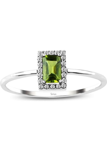 Pırlanta ve Baget Peridot Taşlı Yüzük 0417R0237 fiyatları