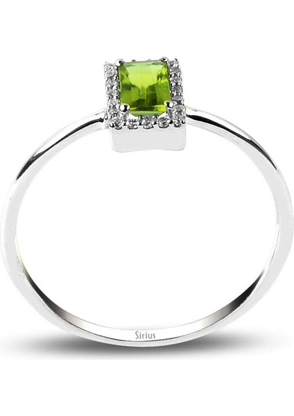 Pırlanta ve Baget Peridot Taşlı Yüzük 0417R0237 modelleri