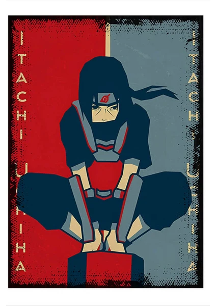 Itachi Uchiha Naruto Art Mdf Poster 22CM x 30CM