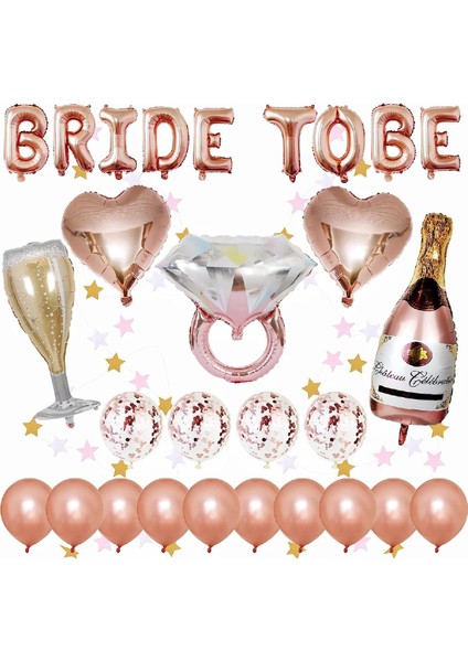 Bride To Be Bekarlığa Veda Partisi Süslemeleri, Gelin Dekorasyonu, Kuşak Hediyeli,parti Setleri