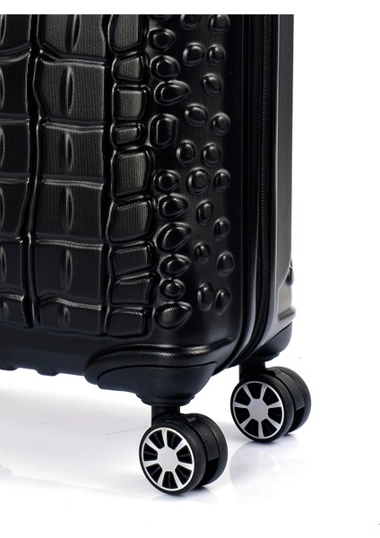 Siyah Ççs 5201 Crocodıle Abs Orta Boy Valiz indirimleri