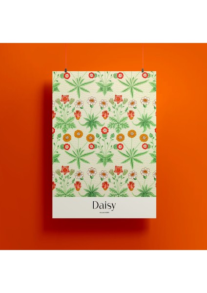 William Morris Papatya Posteri Çerçevesiz