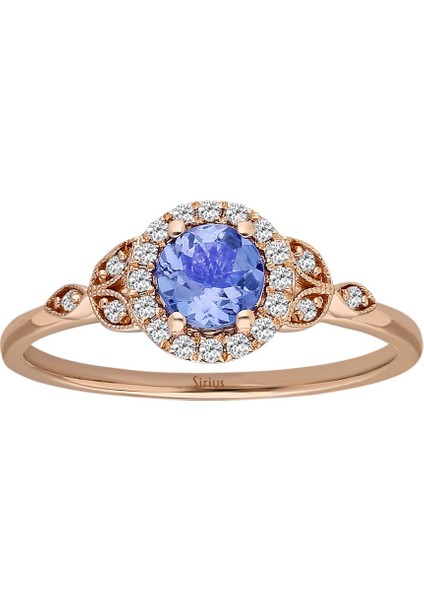 Pırlanta ve Tanzanit Taşlı Ajna Yüzük 0417R0275 fiyatları