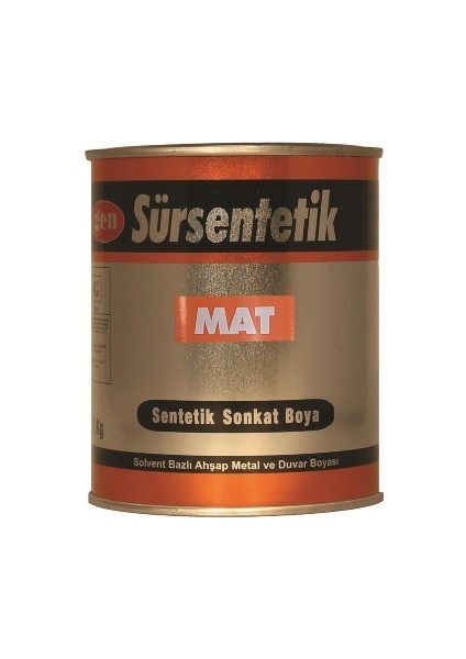 Sürsentetik Yağlı Boya Mat Beyaz 3kg