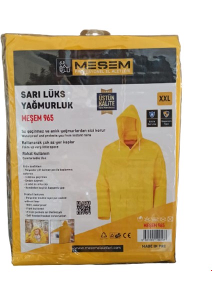 Meşem 965 Yağmurluk Sarı