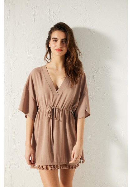 Mopa Gül Kurusu Kaftan