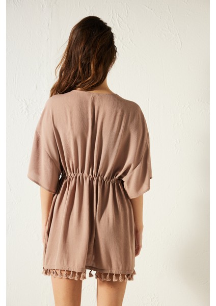 Mopa Gül Kurusu Kaftan