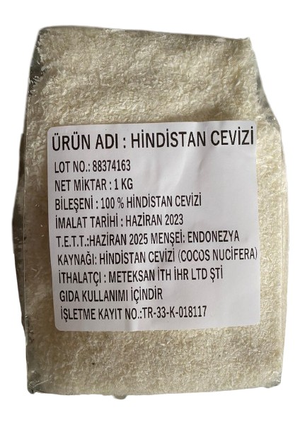 Hindistan Cevizi 1 kg (Rendelenmiş)