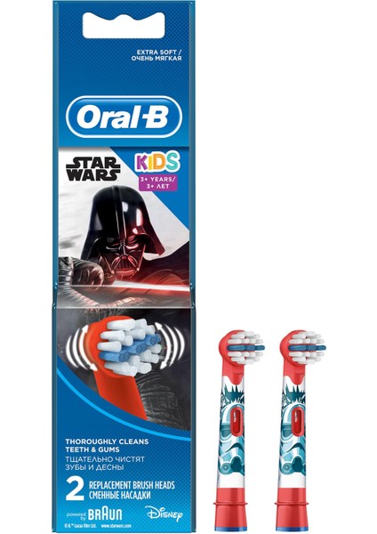 Star Wars 2'li Diş Fırçası Yedek Başlığı EB10