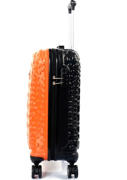 Turuncu-Siyah Ççs 5201 Crocodıle Abs Büyük Boy Valiz fırsatları