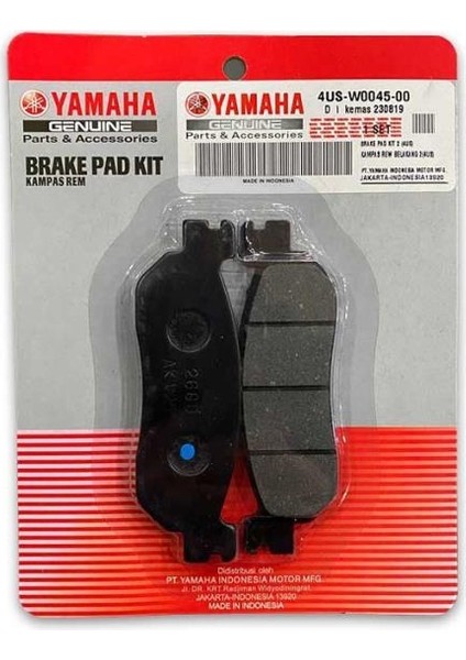 Arka Fren Balata Orijinal 1 Takım