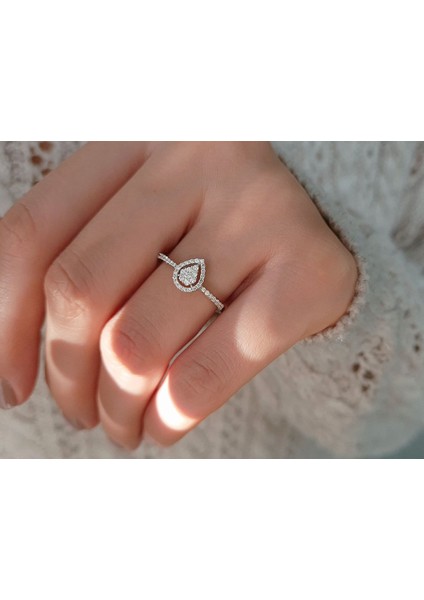 Pırlanta Su Damlası Yüzük 0417R0279 indirimleri