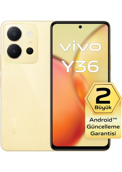 Y36 256 GB 8 GB Ram (Vivo Türkiye Garantili) Sarı