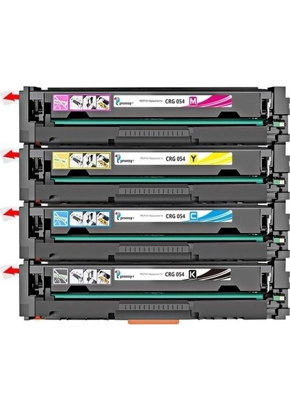 Canon CRG-067 4 Renk Set Çipli Muadil Toner