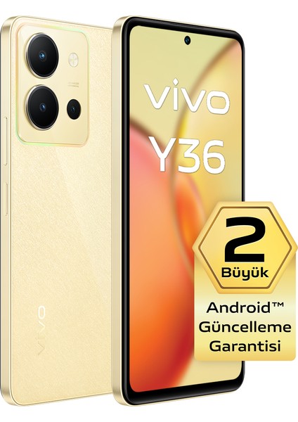 Y36 128 GB 8 GB Ram (Vivo Türkiye Garantili) Sarı