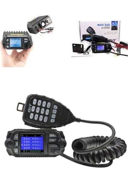 Qyt Kt 8900D Dual Band Mini Araç Telsizi Uhf Vhf