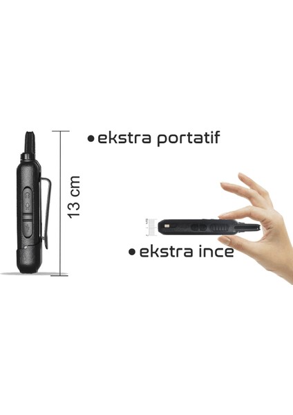 R5 Pmr Lisansız El Telsizi 2 Adet Set